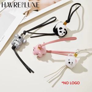 수제 양피 동물의 매력 로프 펠트 가방 매력 귀여운 키 체인 수달 바다 사자 팬더 펜던트 DIY 장식 가방 액세서리