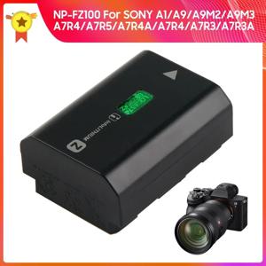 교체 배터리 NP-FZ100 소니 A1 A7 A8 A9 A9M3 A7R4 A7R5 A7R4A A7C A76 A7S3 776 48 838 4837 FX30 배터리 2280mAh