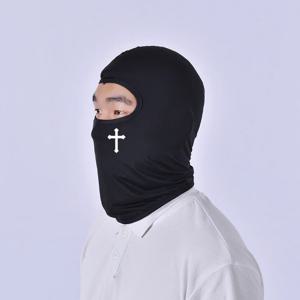 통기성 블랙 크로스 발라클라바 페이스 스키 마스크 자전거, 오토바이, 하이킹, 야외 스포츠 도구용 스키에 적합