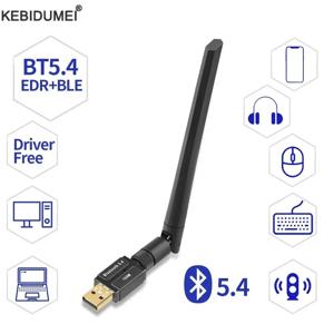 USB 블루투스 5.4 5.3 어댑터, PC 무선 마우스 키보드 음악 오디오 리시버 송신기용, 150M 동글