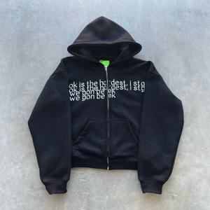 하라주쿠 편지 힙합 캐주얼 streetwear 스웨터 후드 여성 y2k 의류 탑 고스 그런지 오버 사이즈 까마귀 남성 의류