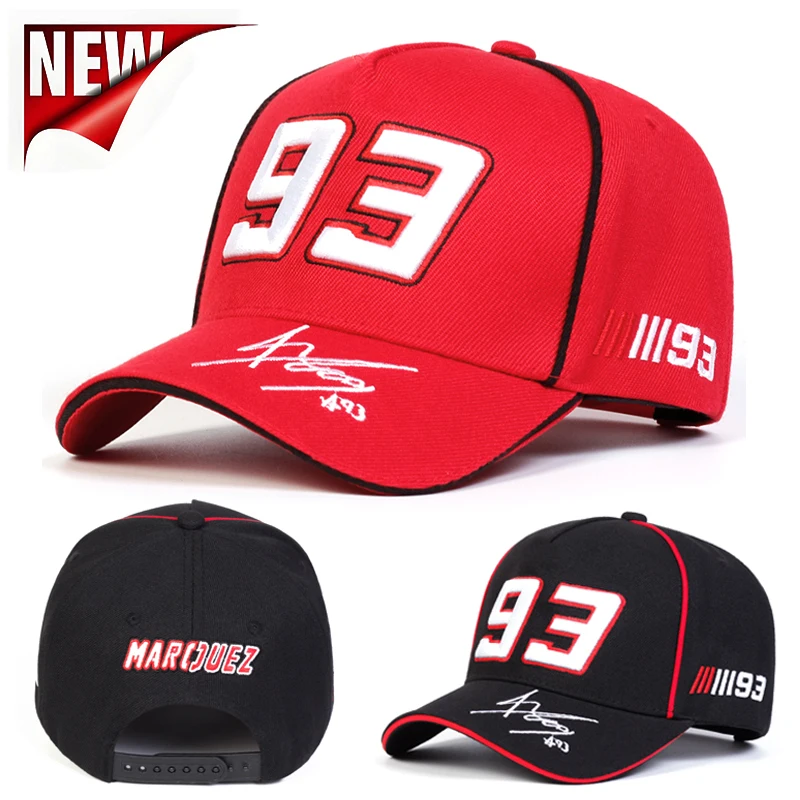 새로운 패션 93 편지 자수 조정 가능한 Snapback 모자 남여 힙합 모자 야외 캐주얼 야구 모자 선 스크린 모자