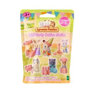 Sylvanian Families 미니 베이비 파티 블라인드 가방 소녀 어린이를위한 장난감 소녀 어린이 장난감 Silvania Familiy Ternuries 인형 집 가구