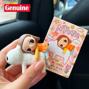 새로운 정품 Nyota 푹신한 생활 시리즈 블라인드 박스 애니메이션 피규어 미스터리 박스 럭키 백 Pvc 룸 장식 크리스마스 선물 키즈 완구