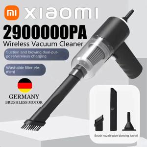 샤오미 2900000 PA 무선 진공 청소기 120w 2in1 휴대용 대형 흡입 가정용 자동차 진공 청소기 용 고강력 이중 사용 New
