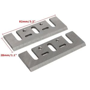 F1900B F20A 용 전기 대패 블레이드 2pcs 80x29x3mm 대패 칼 블레이드 목공 도구 전동 공구 액세서리