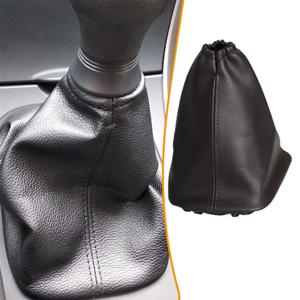 자동차 기어 스틱 시프트 부츠 커버 PU 가죽 기어 시프트 노브 커버 보호대 Toyota Corolla 2007-2013 용 방진 기어 커버