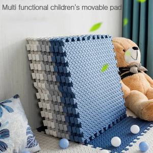 16PCS 30*30cm 스포츠 체육관 매트 보호 EVA 잎 곡물 바닥 매트 요가 피트니스 미끄럼 방지 접합 러그 Thicken Shock Room Workout