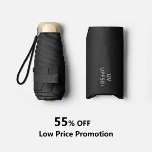 미니 Sunumbrella 포켓 우산 비닐 접이식 자외선 차단 차양 포켓 우산 캡슐 우산 zwq