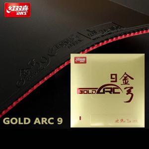 기존 DHS 골드 아크 9 탁구 고무 Goldarc 9 미리 튜닝된 DHS 80이 포함된 끈적이지 않는 탁구 고무 시트 #   케이크 스펀지