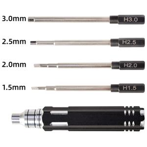 RC 부품 4 in 1 1.5mm 2.0mm 2.5mm 3.0mm 육각 드라이버 금속 도구 키트 세트 RC 헬리콥터 자동차 비행기 드론 항공기