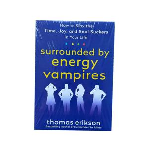 에너지 뱀파이어에 둘러싸인 새로운 토마스 에릭슨(The New Surrounded By Energy Vampires Thomas Erikson) 영어로 된 바보들에 둘러싸인 베스트셀러 작가 단행본