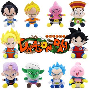 20cm 드래곤 볼 Z 일본 애니메이션 플러시 장난감 슈퍼 사이어인 Goku Vegeta Piccolo 트렁크 고한 만화 그림 인형 선물