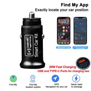 차량용 충전 GPS 로케이터 추적기 20W USB 전화 충전기 iPhone으로 고속 충전 유형 C QC3.0 내 Apple 공식 앱 찾기