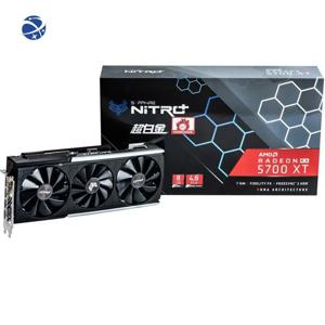 Yyhc GPU 게임용 그래픽 카드, RX 5700 XT 8GB 비디오 카드, RX5700XT 도매