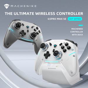 MACHENIKE G5Pro Max SE 게임 컨트롤러 충전 도크 옵션 홀 효과 조이스틱 트리거 RGB 라이트 무선 게임 패드