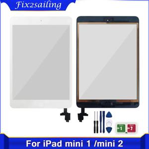 새로운 iPad Mini 1 Mini 2 A1432 A1454 A1455 A1489 A1490 A1491 터치 스크린 디지타이저 + IC 칩 커넥터 플렉스 터치 스크린 패널
