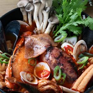 한식명품 하남 맛집 해물탕  3~4인분 1.5kg (500g X 3팩) 캠핑 해산물 찌개 요리 밀키트