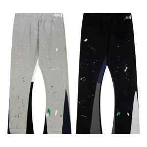 남녀공용 타이 다이 스웻팬츠 패션 Y2K 레트로 힙합 레터, 느슨한 캐주얼 스트레치 허리 조깅 바지
