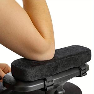 사무실 의자용 메모리 폼 팔걸이 패드 팔 압력 완화를 위한 팔꿈치 지지 쿠션, 책상 의자용 범용 맞춤 커버