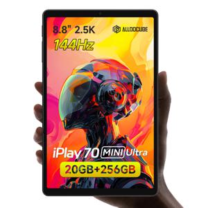 ALLDOCUBE iPlay 70 미니 울트라 태블릿 8.8인치 Snapdragon 7+ Gen3 20GB(12GB+8GB 가상) RAM 256GB ROM 7300mAh 게임용 태블릿 Android14