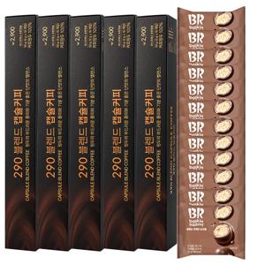 배스킨라빈스 엄마는 외계인 초코볼, 32g, 12개 + 290캡슐 커피 50캡슐