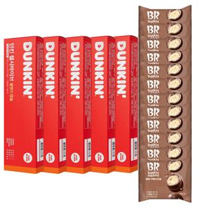 배스킨라빈스 엄마는 외계인 초코볼, 32g, 12개 + 던킨 첼시바이브 100캡슐(네스프레소 호환)