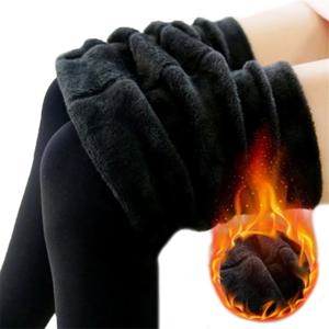겨울 레깅스 뜨개질 벨벳 캐주얼 레깅스 새로운 고탄력 두꺼운 여성용 따뜻한 검은 바지 스키니 바지 여성용 레깅스