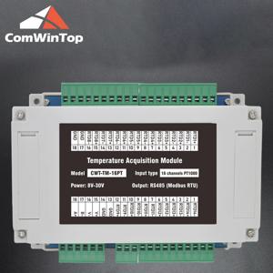Modbus 출력 온도 획득 모듈, 16 채널 PT100, PT1000, Rs485