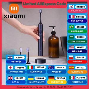 XIAOMI MIJIA T700 소닉 전동 칫솔 초음파 진동 치아 미백 구강 청소 브러시 ​​스마트 APP 전동 칫솔