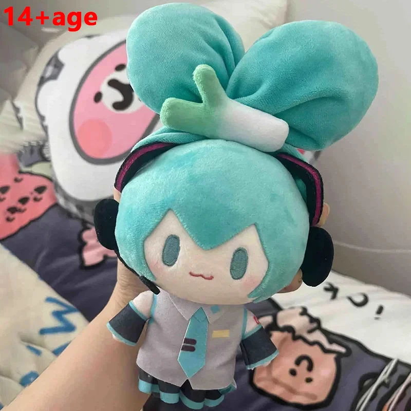15cm 하츠네 미쿠 카와이 Q 버전 그림 인형 애니메이션 주변 장치 키 체인 가방 펜던트 장난감 컬렉션 모델 장식 장난감 선물