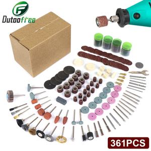 361 개/몫 전동 공구 Dremel 로타리 공구 액세서리 세트 Dremel 드릴 연삭 연마 Dremel 액세서리에 적합