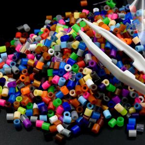 5mm 1000PCS 블랙 화이트 그레이 블루 그린 퍼플 하마 비즈 어린이를위한 철 퓨즈 비즈 Diy 퍼즐 픽셀 아트 선물 어린이 장난감