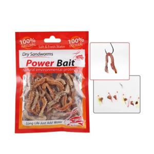 드라이 Lugworm Sandworms 낚시 미끼 바닷물 민물 피더 바다 낚시 벌레 냄새 부드러운 인공 미끼 Accessorie