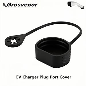 EV 충전기 플러그 포트 커버 유형 2 플러그 보호 커버 EV 충전소용 홀스터 EVSE 커넥터 교체 더스트 캡