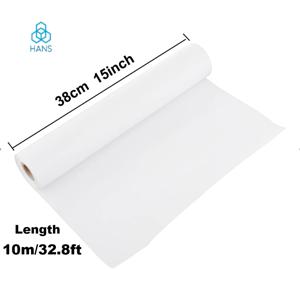 한스 크래프트 종이 롤, 선물 포장용 이동 포장 흰 종이 롤, DIY 꽃 및 선물, 환경 종이