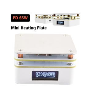 MHP30 PD65W 미니 핫 플레이트 디지털 납땜 예열 재 작업 스테이션 PCB SMD 보드 납땜 플레이트 가열 테이블 수리 도구