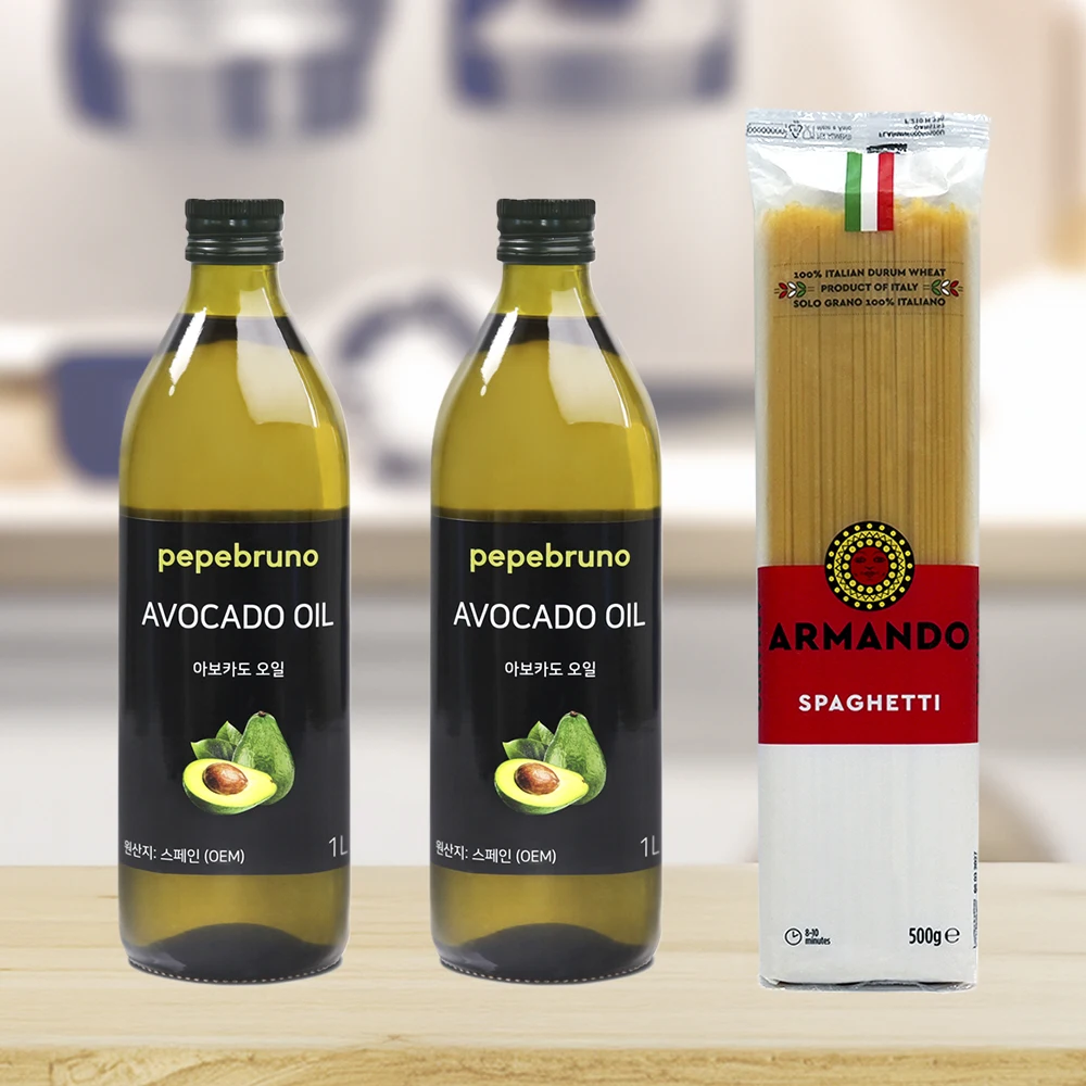 페페브루노 (아보카도 오일 1L x 2 아르만도 스파게티 500g) 실속세트 F