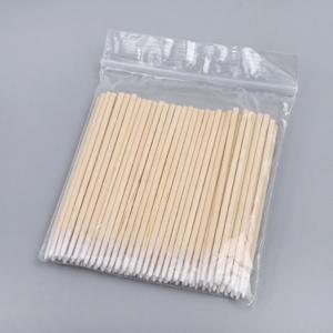 100/300pcs 수 놓은 면봉은 메이크업에 사용할 수 있습니다 작은 지우개 일회용 면봉 뾰족한 면봉