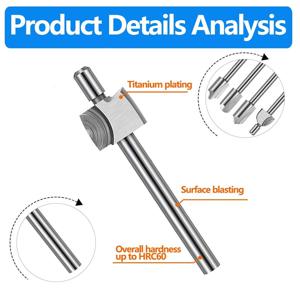 A65I 20Pc HSS 라우터 초경 조각 비트 Dremel 라우터 비트 세트 Dremel Proxxon 로타리 도구 용 1/8 인치 (3mm) 생크