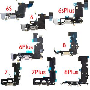 충전 포트 USB Dock 플렉스 케이블(마이크 및 신호 안테나 교체 포함) iPhone 6 6Plus 6s 6sPlus 7 7Plus 8 Plus