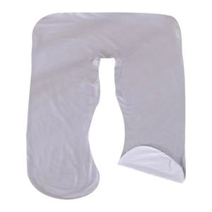 다기능 출산 베개 측면 누워 면 베개 커버 이동식 및 빨 수있는 U 자형 편안한 바디 베개 커버