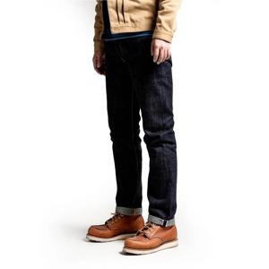 SD107-0001 RockCanRoll 설명 읽기 무거운 무게의 인디고 셀비지 워싱 팬츠, 두꺼운 생 데님 진, 17oz