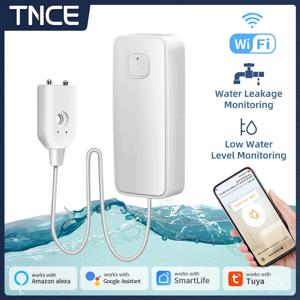TNCE 투야 와이파이 스마트 누수 센서, 누수 레벨 감지기, 보안 홈 알람, 누수 알람 앱 원격 모니터