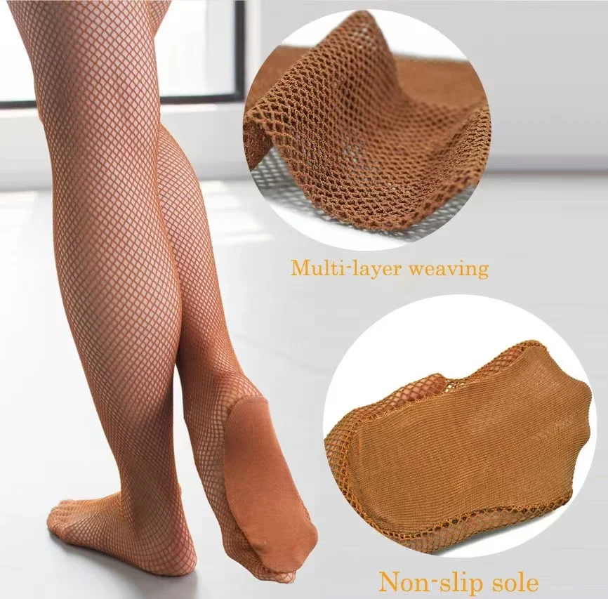 여성 댄스 네트워크 솔리드 댄스 전문 라틴 댄스 스타킹 Fishnet 댄스 스타킹 팬티 스타킹 Stockinng