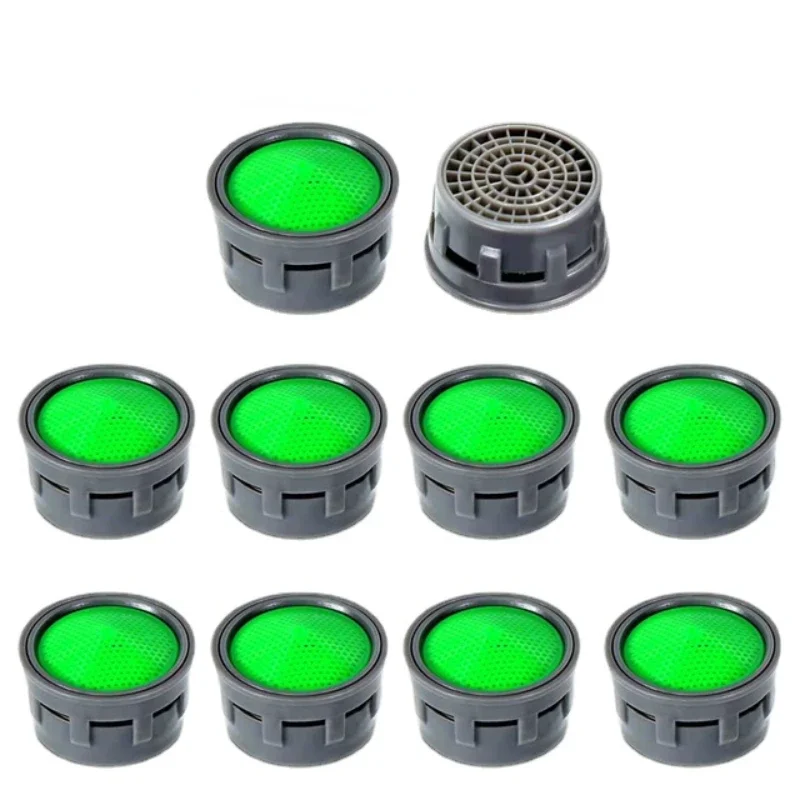 10PCS 분지 탭 필터-탭 통풍기-수도꼭지 플라스틱 삽입 교체 노즐 필터-수도꼭지 흐름 제한 장치 교체 부품