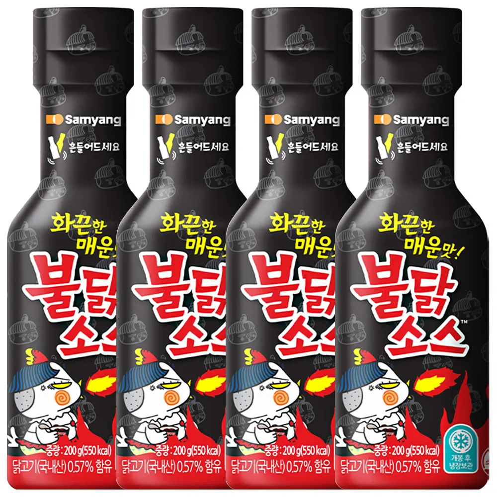 삼양 불닭소스 200g 4개