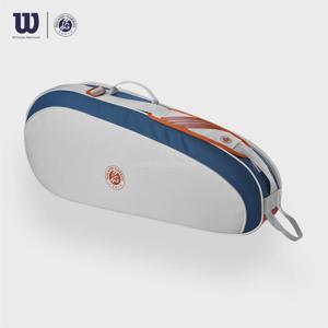 Wilson 2024 Team Roland Garros 배낭 프렌치 오픈 다기능 대용량 오렌지 블루 그레이 더블 숄더 테니스 가방