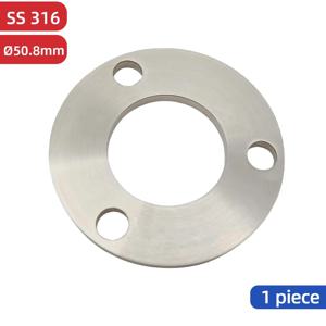 316 스테인리스강 난간 포스트, 난간 베이스, 플랜지 난간 포스트, 용접 플레이트, 50.8mm