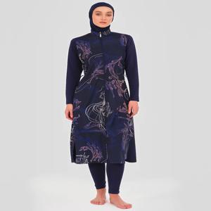 3 개/대 이슬람 겸손한 Burkini 방수 수영복 여성 수영복 긴 소매 수영복, 전체 커버 Hijab, 탑, 바지